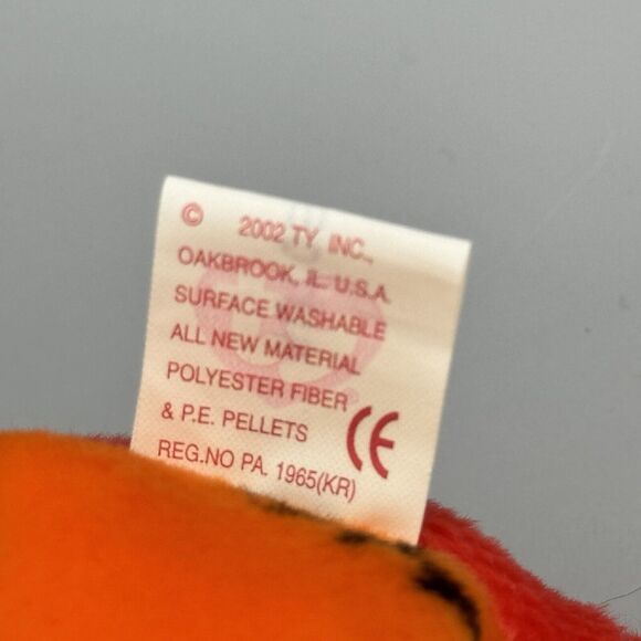 Vintage Ty Frankenteddy Plush Beanie Baby Halloween 9" Stuffed Animal Bear 2001 - Picture 5 of 8